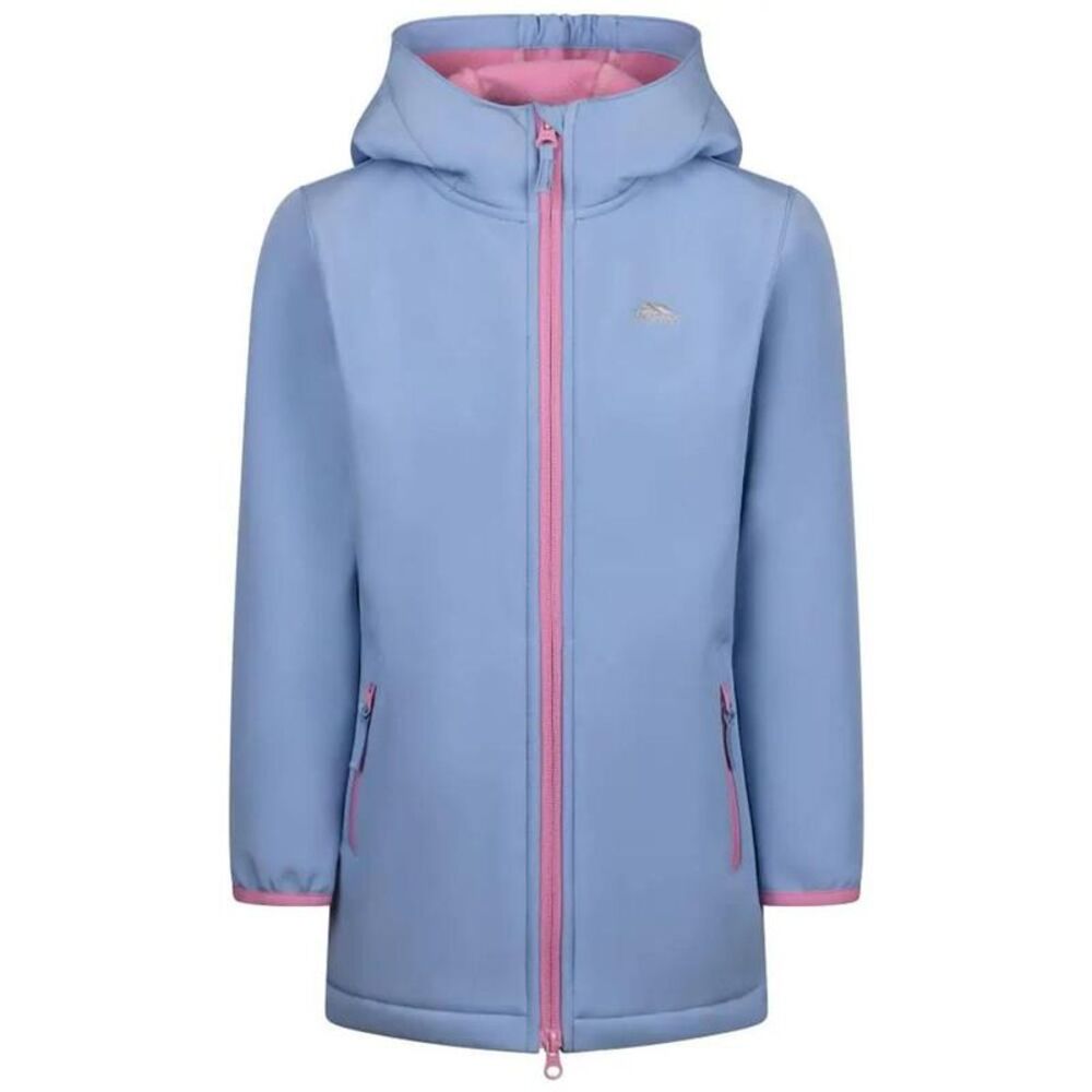 Trespass Girls Brennagh Soft Shell Jacket / Cornflower